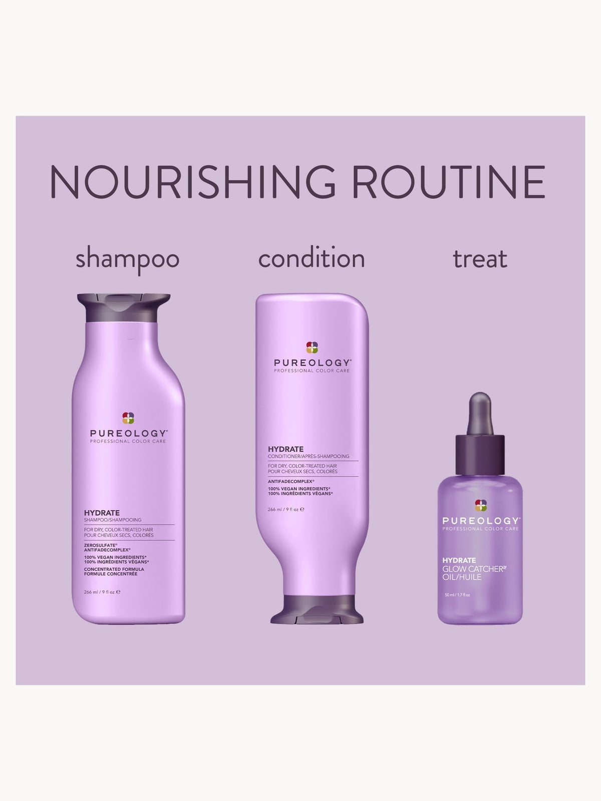 Pureology Hydrate Glow Catcher Hydrating Hair Oil 50ml – brand image 11
