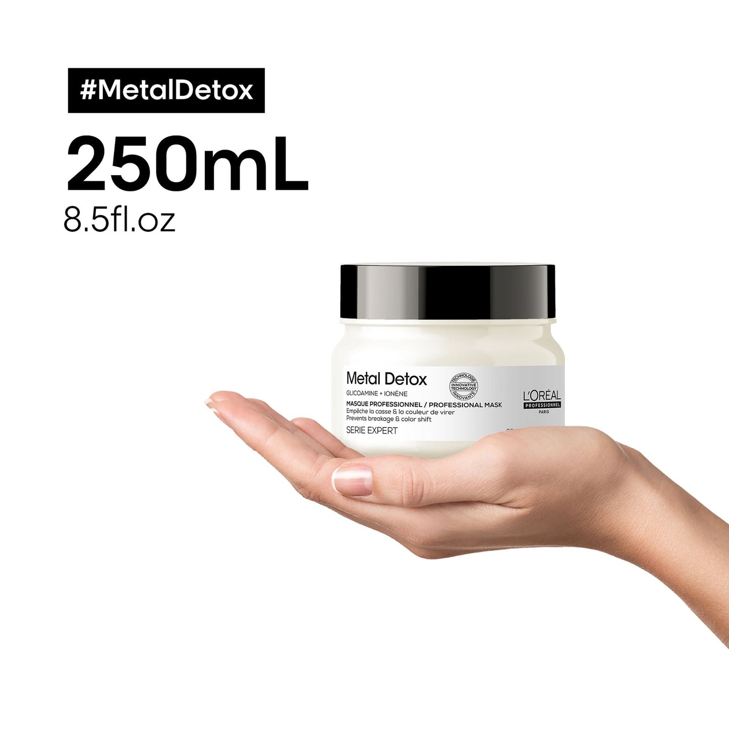 L'Oréal Professionnel Metal Detox Mask application