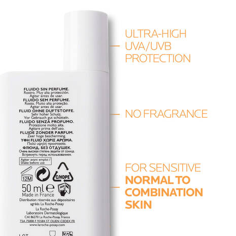 La Roche-Posay Anthelios UVMune400 Invisible Fluid SPF50+ 50ml