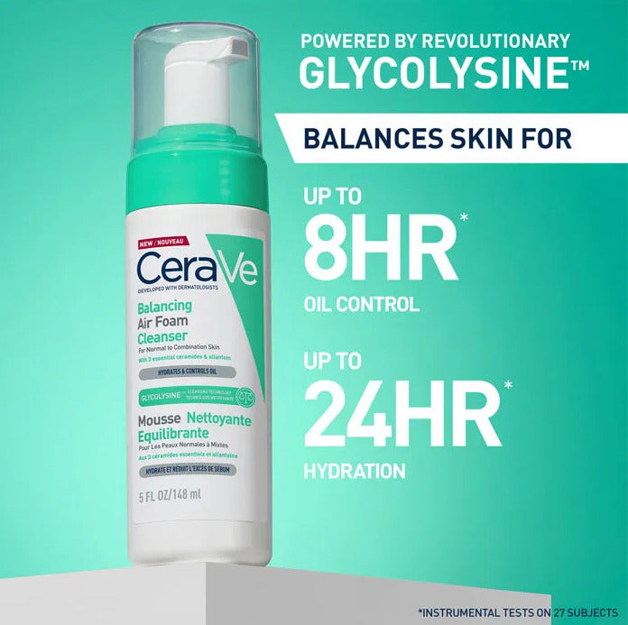 CeraVe Balancing Air Foam Facial Cleanser 148ml