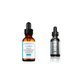 SkinCeuticals CE Ferulic 30ml and P-TIOX Anti-Wrinkle Serum 30ml on a white background