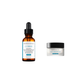 SkinCeuticals CE Ferulic 30ml and A.G.E. Advanced Eye 15ml on a white background