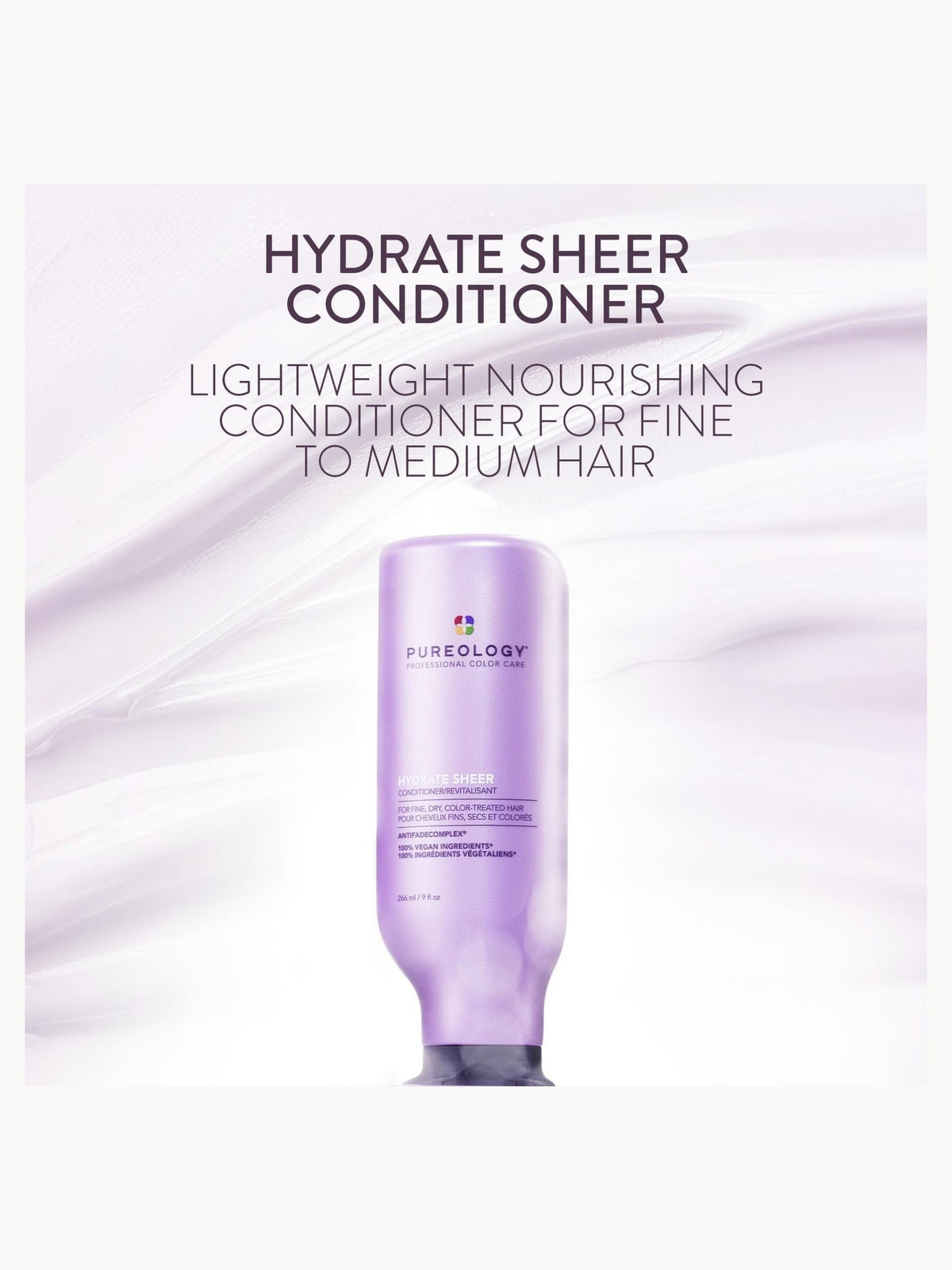 Pureology Hydrate Sheer Conditioner 266ml – brand image 2