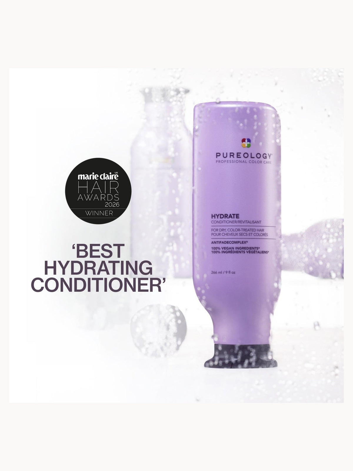 Pureology Hydrate Nourishing Conditioner 266ml – brand image 3