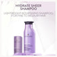 Pureology Hydrate Sheer Shampoo 266ml – brand image 2