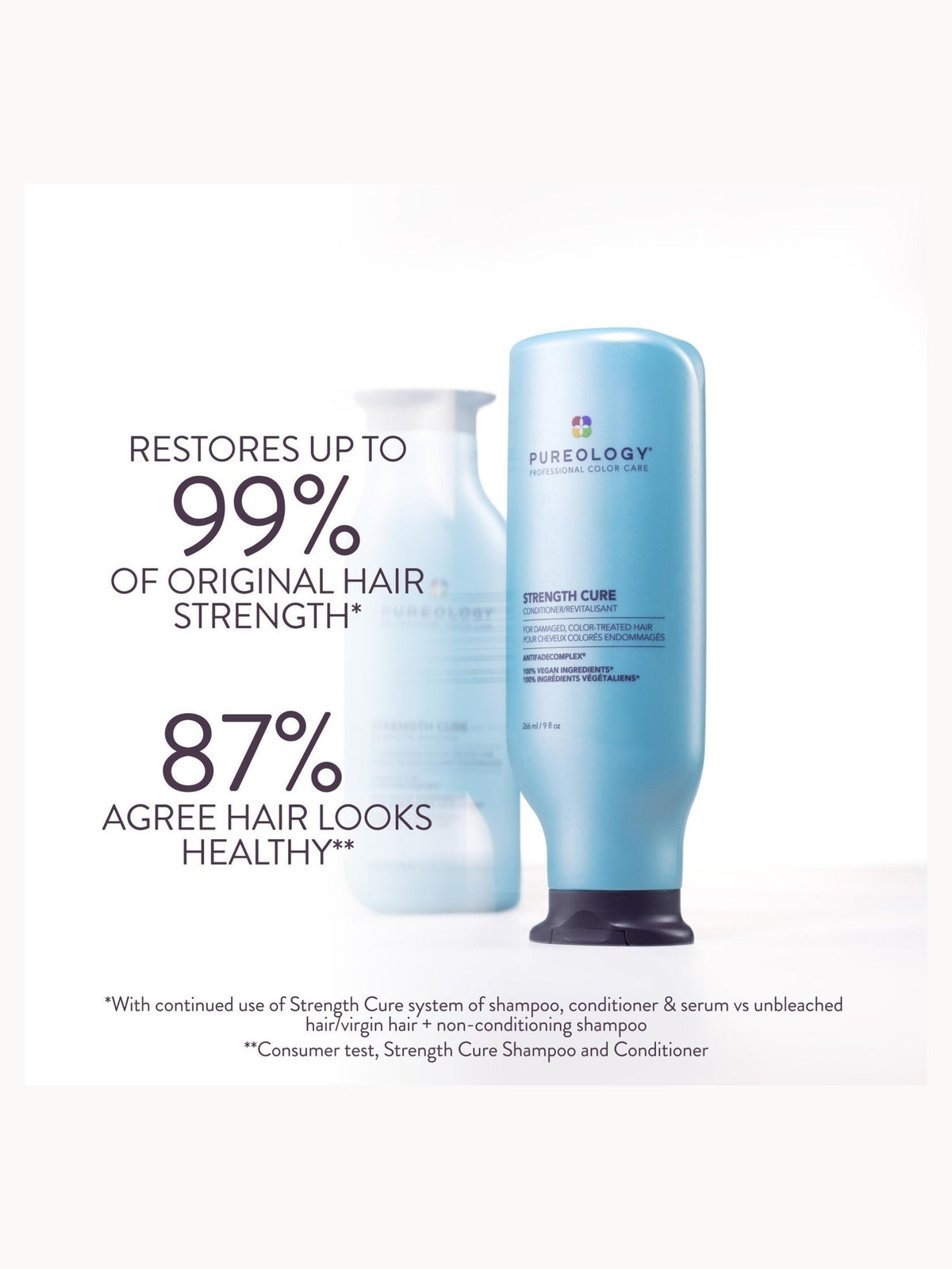 Pureology Strength Cure Conditioner 266ml – brand image 3