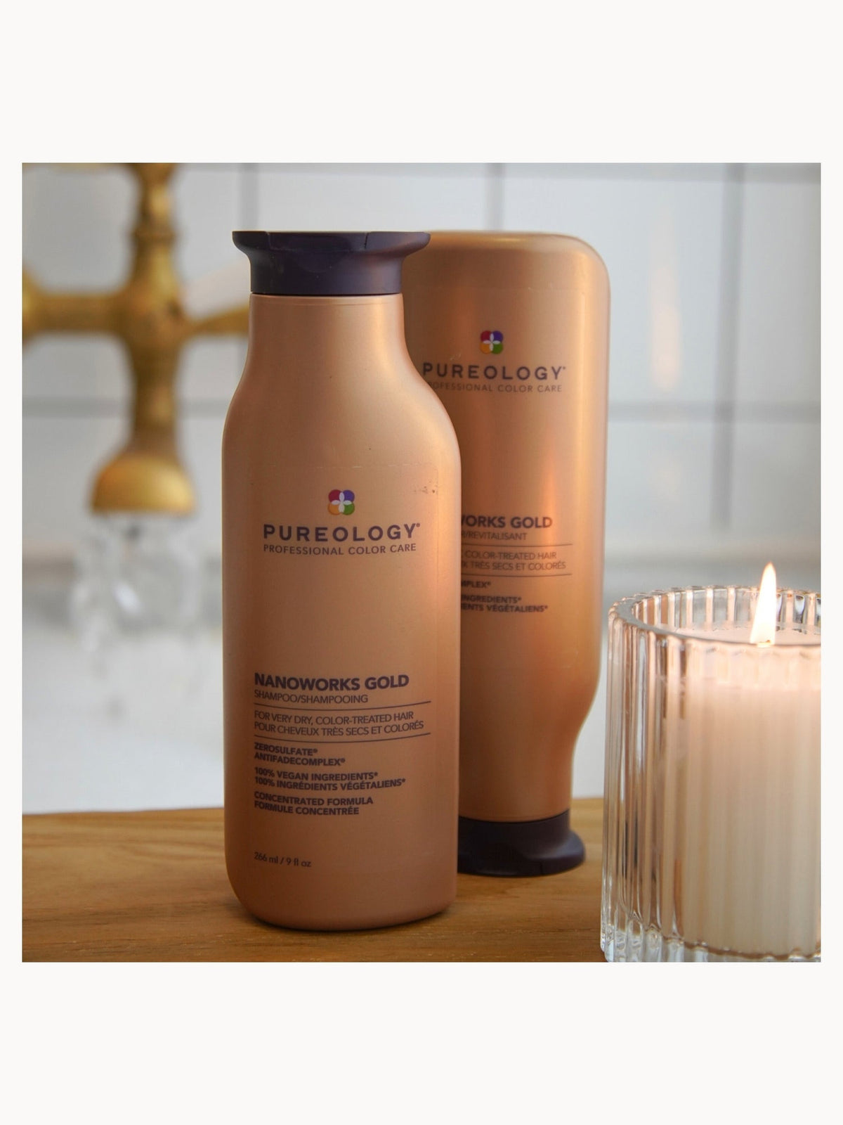 Pureology Nanoworks Gold Conditioner 266ml – brand image 4