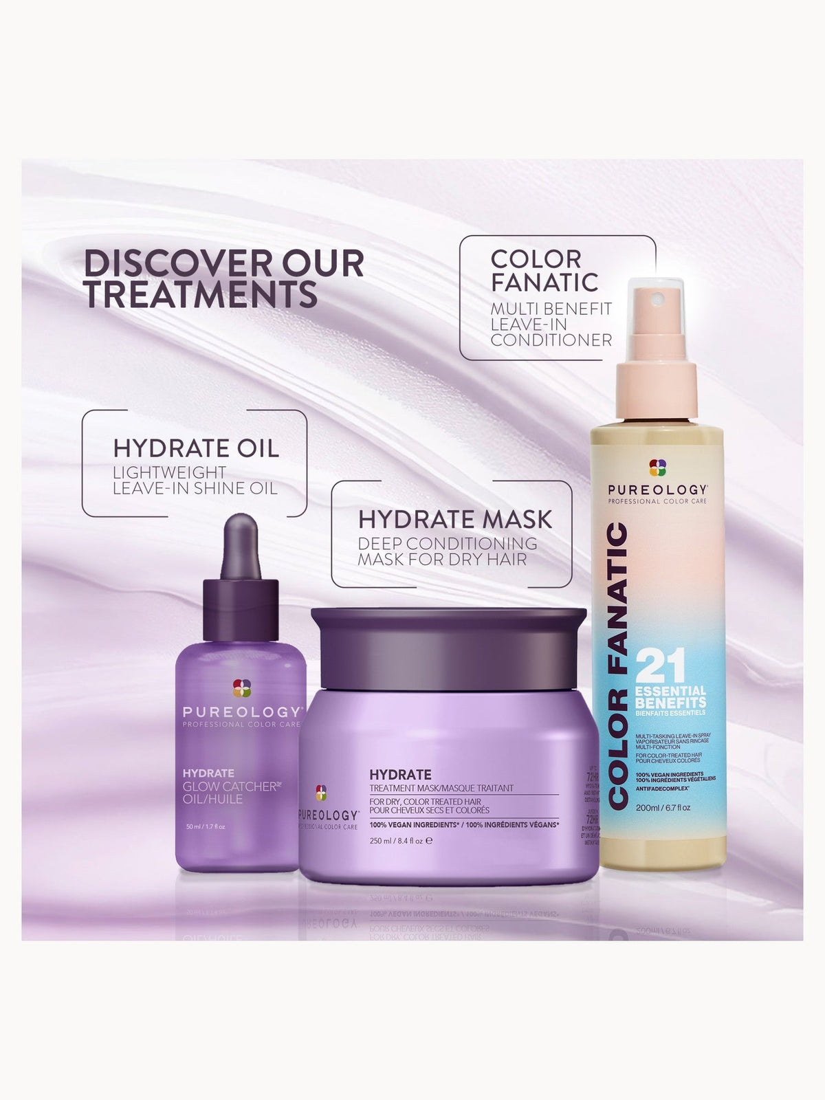 Pureology Hydrate Hair Treatment Mask 250ml – brand image 13