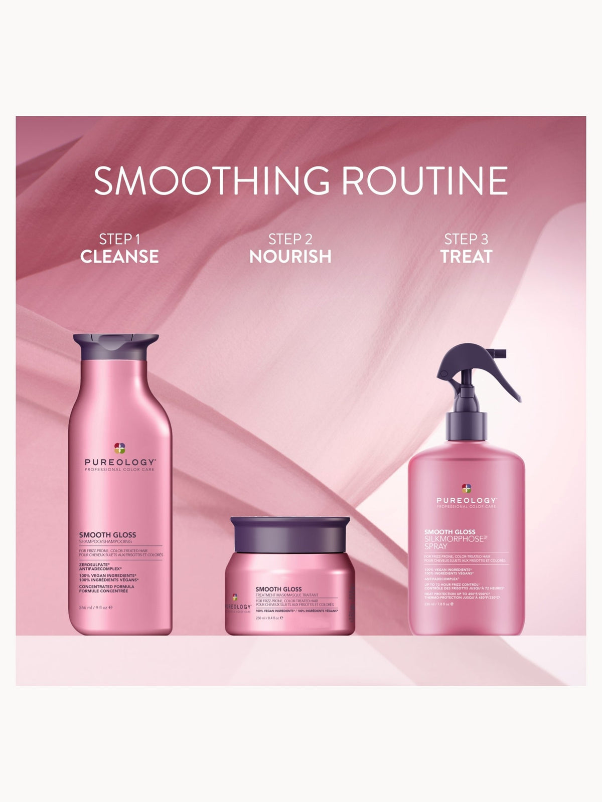 Pureology Smooth Gloss Treatment Mask 250ml – brand image 12