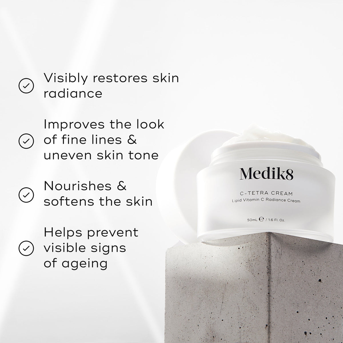 Medik8 C-Tetra Cream key benefits