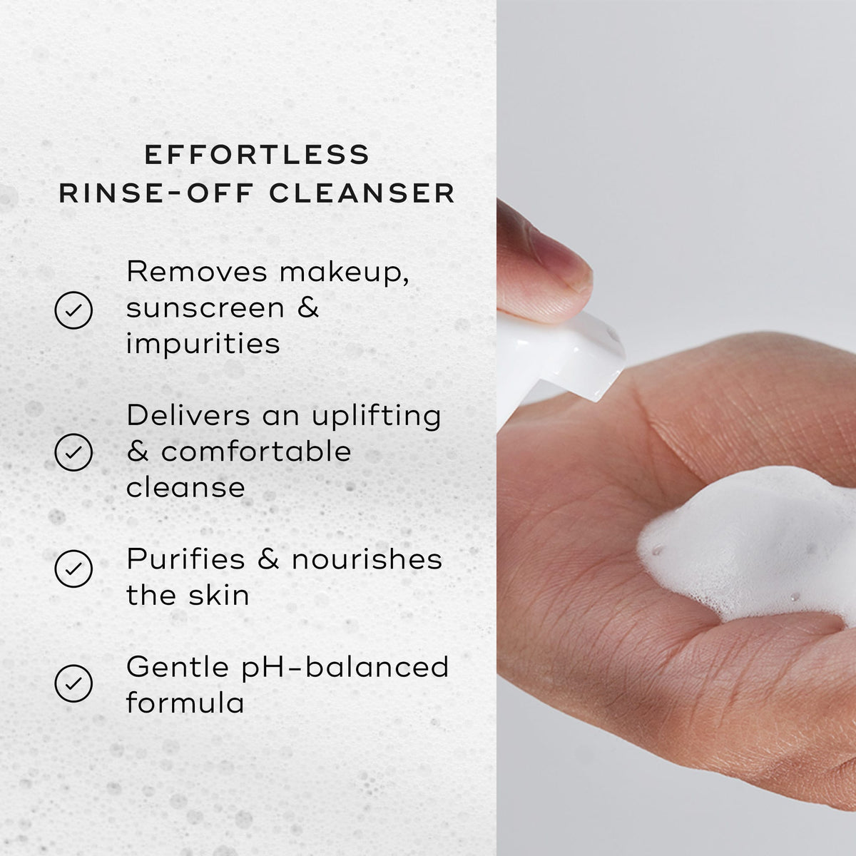 Medik8 Micellar Mousse key benefits - ultra-gentle hydrating cleanser that dissolves dirt and make-up
