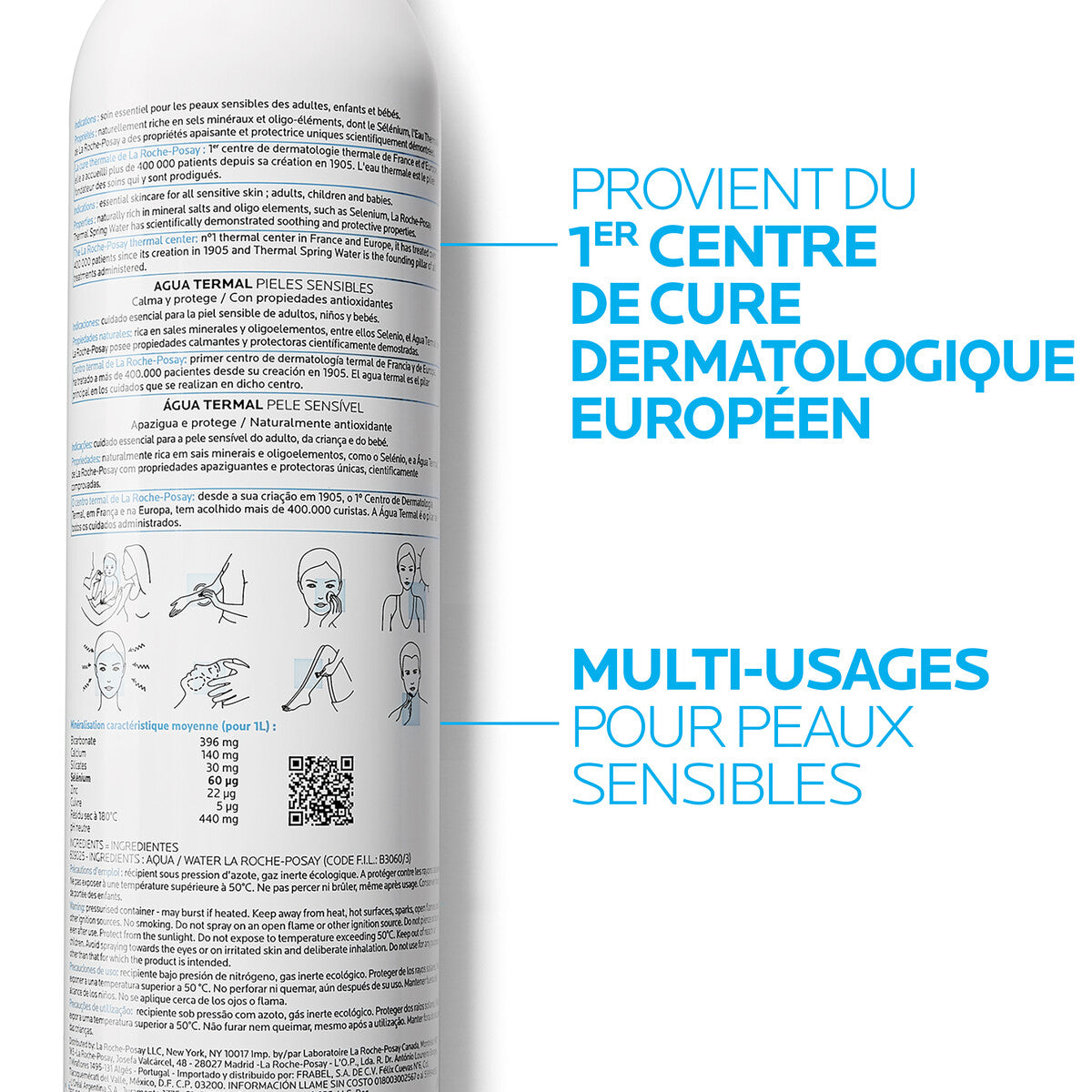 La Roche-Posay Thermal Spring Water 150ml - formula detail