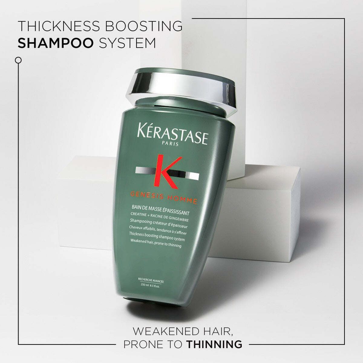 Kerastase Genesis Homme Bain De Masse Epaississant Shampoo 250ml