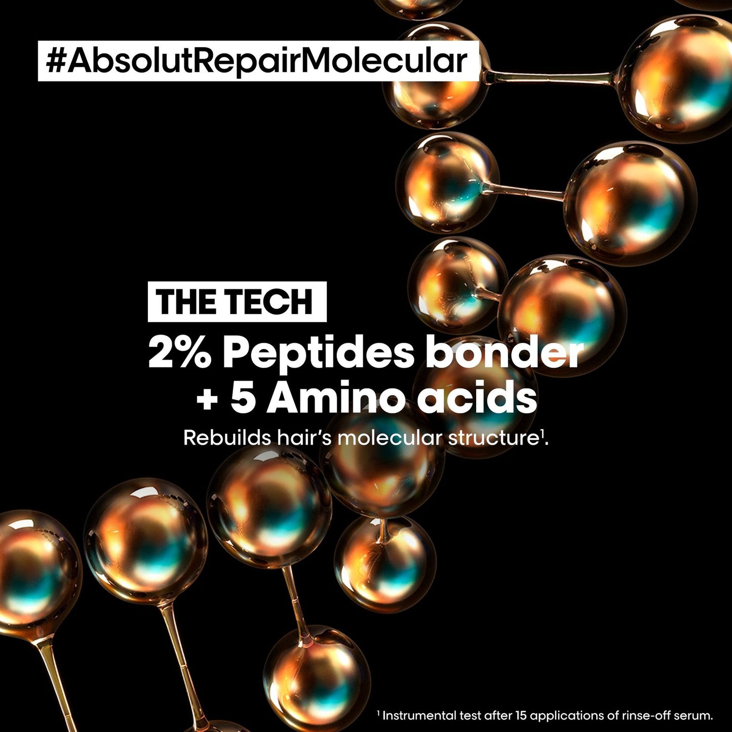 L'Oréal Professionnel Absolut Repair Molecular Leave-In Mask application