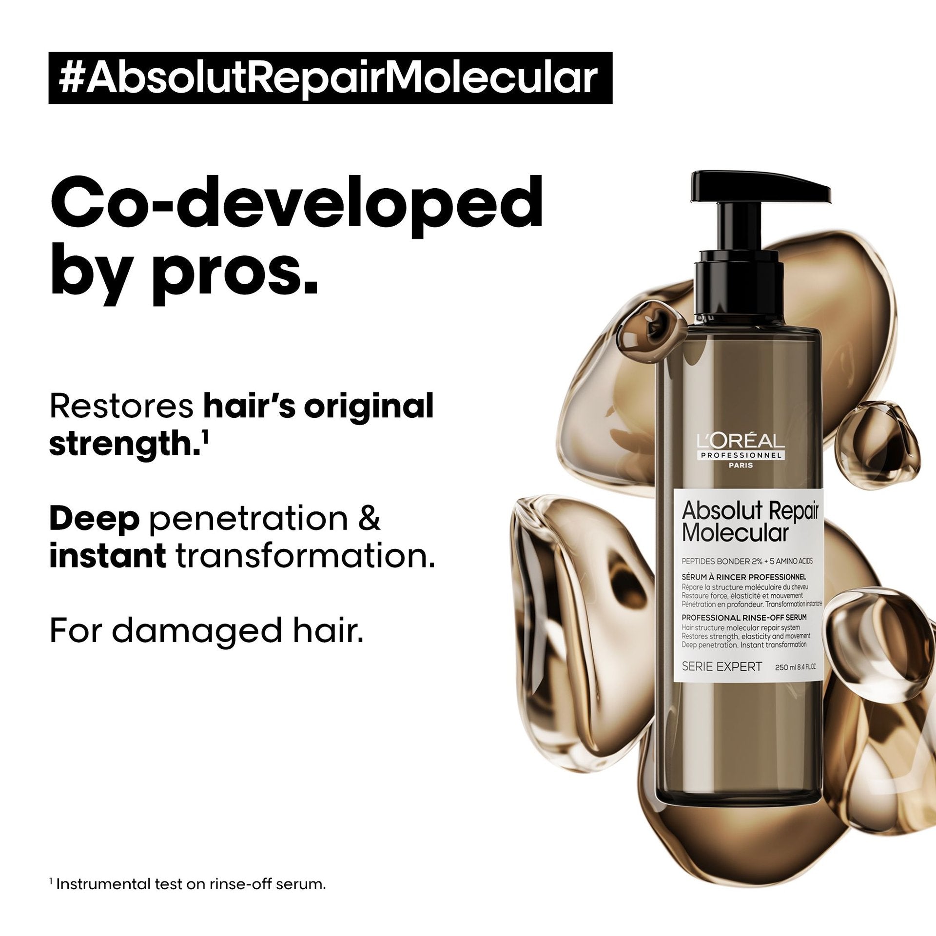 L'Oréal Professionnel Absolut Repair Molecular Rinse-Off Serum texture