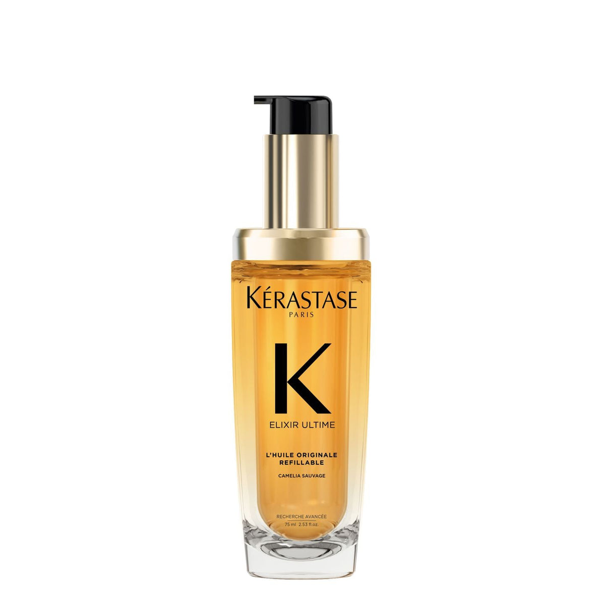 Kérastase Elixir Ultime L'huile Original 75ml (REFILLABLE BOTTLE) — included in this two-product bundle