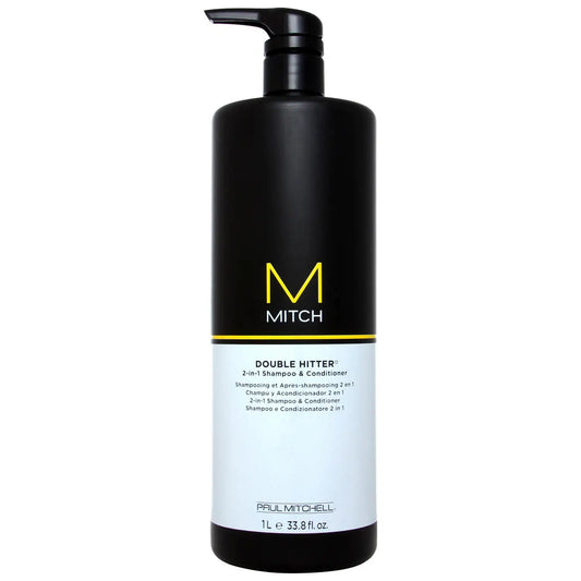 Paul Mitchell Mitch Double Hitter 2-in-1 Shampoo and Conditioner 1000ml