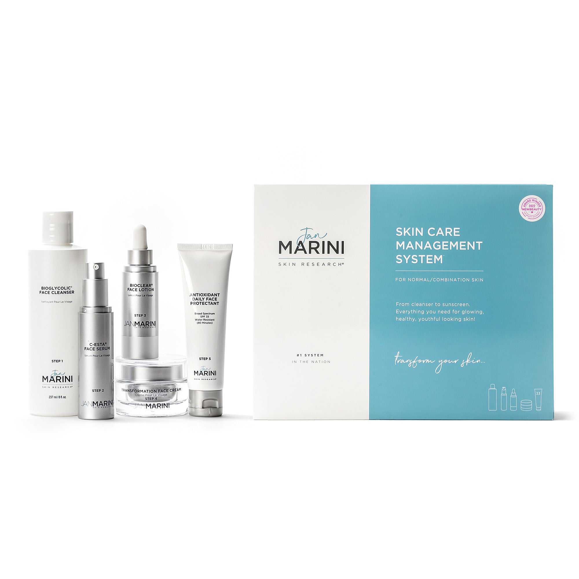 フェイスクリーム Jan Marini Skin Care Management System Jan Marini A Skin Care Management System | Normal Combo – Flawless