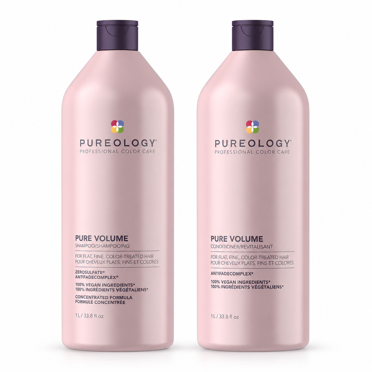 Pureology Pure Volume Shampoo & Conditioner Duo 2 x 1000ml — all included products