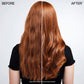 Redken Acidic Color Gloss before and after - colour shine restored
