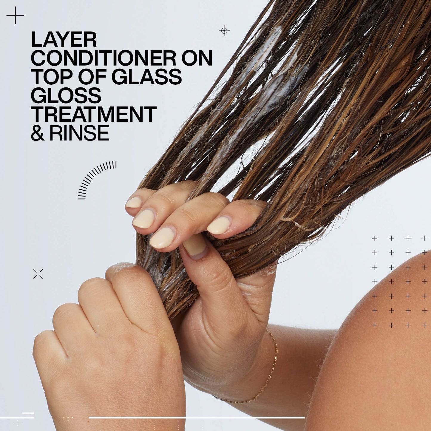 Applying Redken Acidic Color Gloss Conditioner