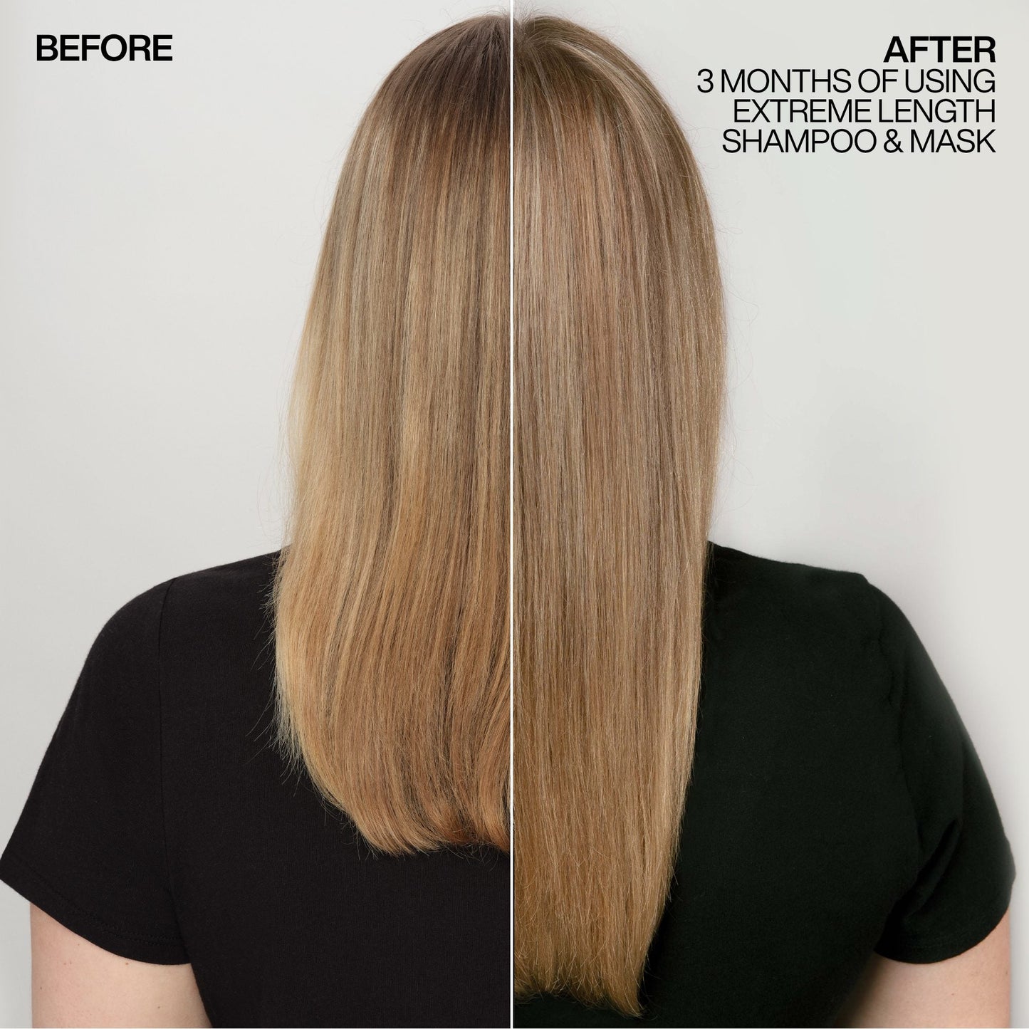 Redken Extreme Length before and after - longer healthier hair