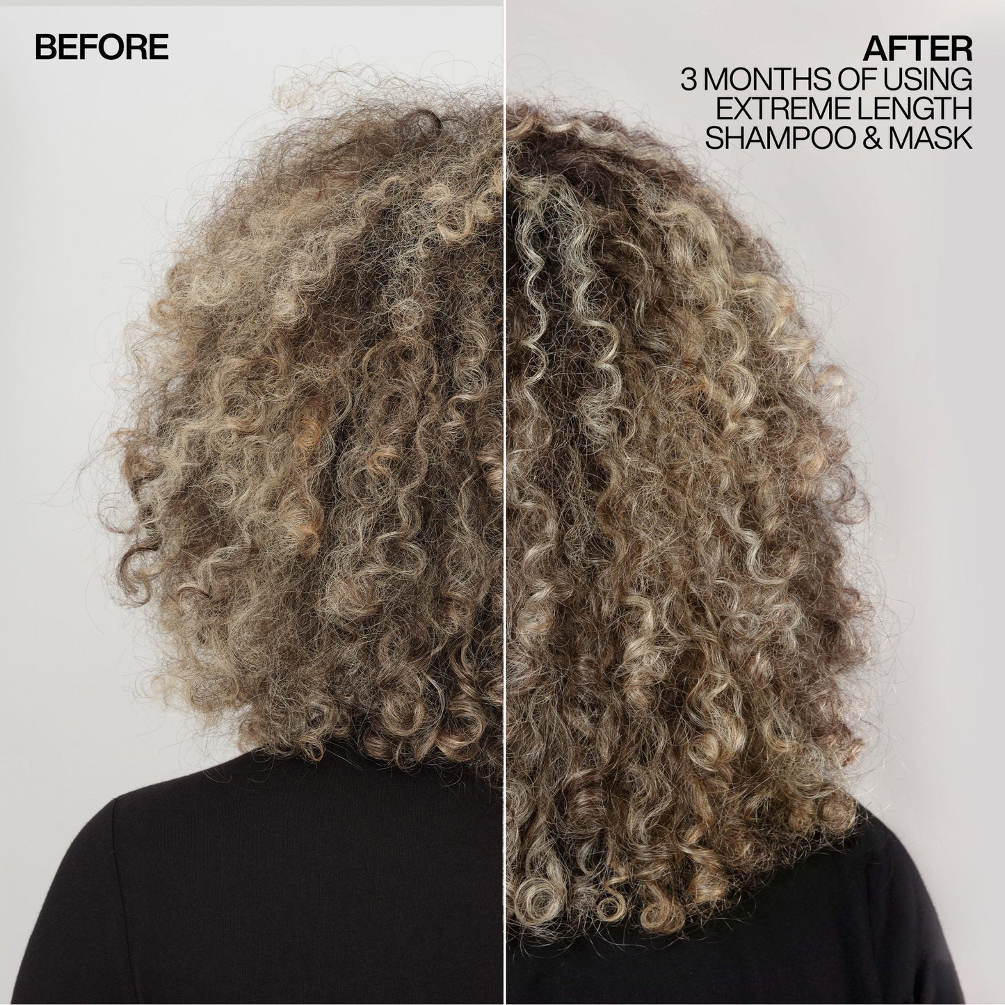 Redken Extreme Length before and after results