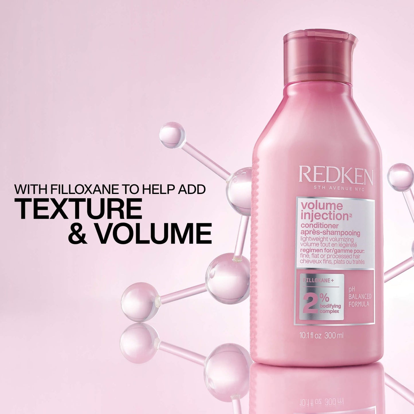 Redken Volume Injection Conditioner filloxane technology
