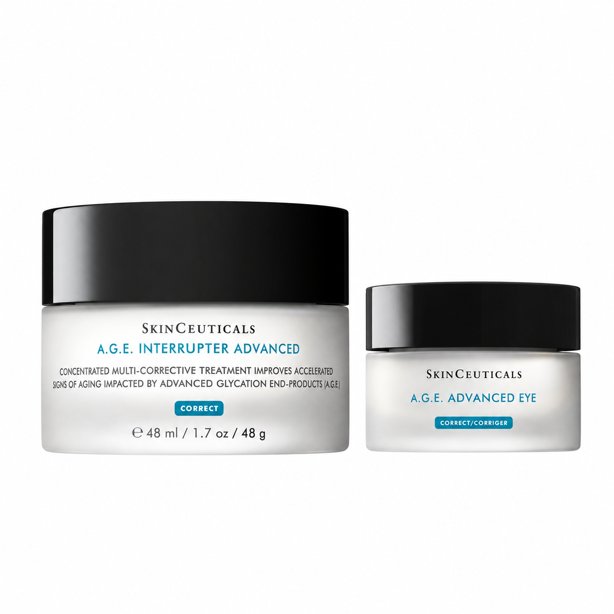 SkinCeuticals A.G.E. Interrupter Advanced & A.G.E. Advanced Eye Duo — both included products